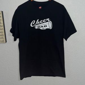 Hanes NWOT Cheer Dad Short Sleeve T Shirt Sz. L